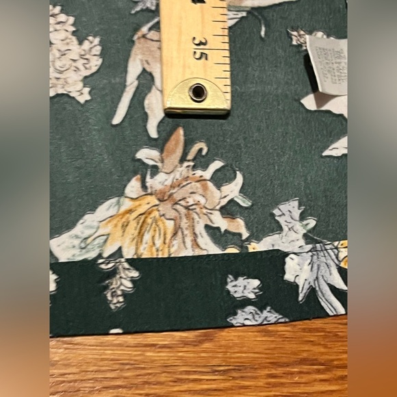 UMGEE long duster kimono oversized small-xl green floral tropical boho layering - Picture 9 of 10